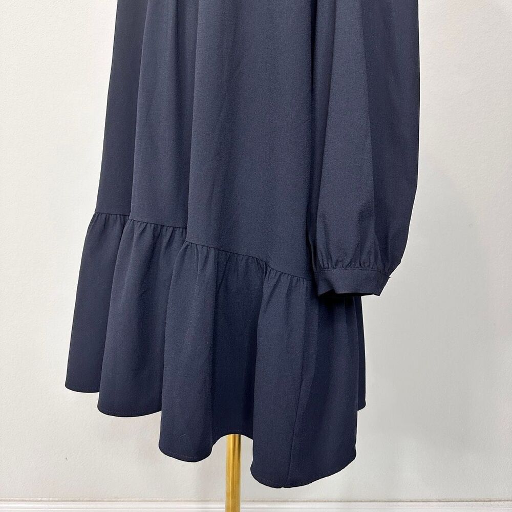 Tuckernuck Navy Crepe Palmerston Tiered Shift Dress Tuckernuck XXXL Preppy Chic - Picture 9 of 13